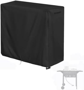 Aidetech Outdoor Fryers Cover for Feasto Outdoor Propane Deep Fryer, Portable Waterproof Dual Tank Propane Fryer Cart Cover - 45"D x 22"W x 41"H