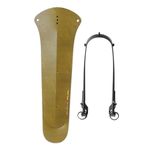 ASS SAVERS – Win Wing 2 Gravel - Golden Groove, Rear Mudguard for Gravel Bikes w Black Wishbone, Tire Widths up to 60mm, Ultralight, Clip On, Easy Installation & Removal, Secure Mount, Swedish Design