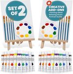 2 Painting Kits for Couples' Date Night, Sip and Paint Kit for Adults