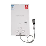 Lfhelper LPG Tankless Hot Water Heater, Portable 12L Tankless Water Heaters with Shower Kit