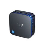 KAMRUI AK1PLUS Mini PC, Intel 12th Alder Lake N95(up to 3.4GHz) Mini Desktop Computers Windows 11, 16GB RAM/512GB M.2 SSD Micro Computer Support 4K UHD for Home Server Business Office