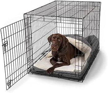 Snoozer Pet Products - Cozy Cave Crate Pet Bed with Microsuede and Forgiveness Foam, Extra Large - Merlin Pewter