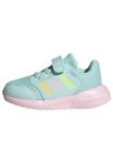 adidas TENSAUR Run 3.0 Shoes Infants, Aqua/Orange Tint/Clear Pink, 7 UK Child