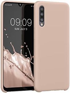 kwmobile Case Compatible with Samsung Galaxy A50 Case - TPU Silicone Phone Cover with Soft Finish - Coconut Swirl