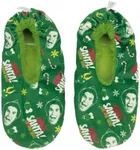 Bioworld Adult Green Elf Movie Slipper Socks - Cozy Holiday Wear with Elf-Inspired Style-M