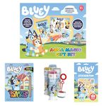 Anila's Bluey Activity Set with Aqua Magic Gift Set, Scratch Art Pad, Bubble Tub with Wand and Sticker Book.