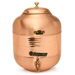 Pure Copper Dispenser Designer by Crockery wala and Company (8 Litre)