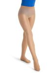 Capezio Womens Ultra Shimmery Footed Tights, Caramel, Large US