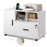DEVAISE Office File Cabinet with Lock