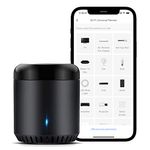 BroadLink RM Mini 3 IR Universal Remote Control, Smart Home Automation Wi-Fi Infrared Blaster for TV Air Conditioner STB Audio, Works with Alexa, Google Home, IFTTT