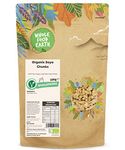 Wholefood Earth Organic SOYA Chunks 500g GMO Free | Vegan | High Fibre | High Protein | Certified Organic