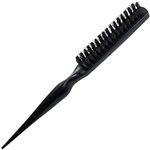 marQus - Volume and Shine Teasing Brush - Boar Bristle Brush - Slick back hair brush - Styling brush - Boar brush - 1pc