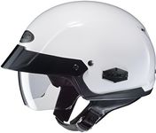 HJC Unisex Adult is-Cruiser Solid White Half Helmet 0824-0109-05