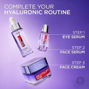 L’Oréal Paris Revitalift Night Cream – Anti-Ageing, Hyaluronic Acid, 50ml