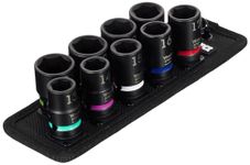 Wera Belt C Impaktor 1 Socket Set, 1/2" Drive, 9PC, 05004580001