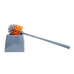 Chakaachak Glide Toilet Brush with Storage, Toilet Cleaning Brush with Container, Bathroom Brush-Multicolour.