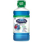 Pedialyte AdvancedCare, Liquid Electrolyte Solution, Blue Raspberry, 1-L Bottle, Electrolyte Replacement Oral Rehydration Solution