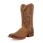 Twisted X Men's 12" Toe Rancher Boots - Casual Western Boots for Men, Cocoa Brown, 5 UK