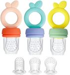 PandaEar 3 Pack Silicone Baby Fruit