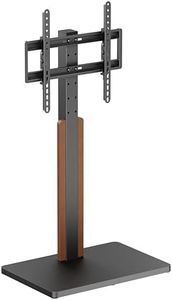 PureMounts Support TV, Pied, Support TV Universel pour 32-65 Pouces Samsung, LG, Philips, Panasonic UVM., Max. Vesa 400x400 & 40 kg, Noir