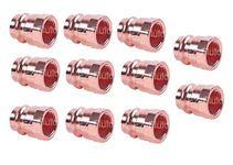 EZ-FLUID Plumbing 1" FIP x Press LF Copper Press Female Adapter Pressure Copper Fitting ProPress Female NPT x Press Connection for Residential,Commercial.(10 Pack)