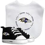 BabyFanatic 2 Piece Unisex Gift Set - NFL Baltimore Ravens - Officially Licensed Baby Apparel