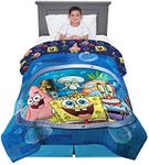 Franco Kids Bedding Soft Microfiber Reversible Comforter, Twin/Full, Spongebob