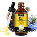 Organic Black Seed Oil 60ml | 100% Pure & Premium Cold Pressed | Improves the Condition of Hair, Skin, and Nails | Best for Dry Skin, Inner Health & Flaky Skin