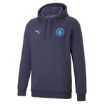 PUMA Manchester City Essentials Hooded Sweat - Unisex - Navy - Medium