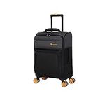 it luggage Duo-Tone 22" Softside Carry-On 8 Wheel Spinner, Pewter/Black