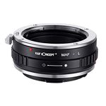 K&F Concept MAF to L Mount Adapter, Manual Focus Adapter Compatible with Sony A (Minolta AF) Lens to L Mount Camera Body