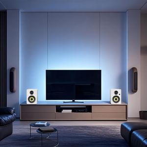 Sanyun SW206 HiFi Bookshelf Speakers – White Stereo Pair