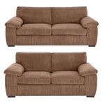 Sofa Selection Jumbo Cord 3+2-Seater Sofa Set: Redefining Comfort and Style in Your Living Space with Our Elegant 3+2-Seater Jumbo Cord Sofa (3+2 Seater, Beige)