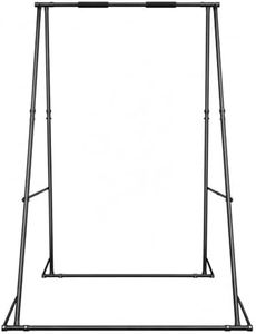 FitnessLAB Foldable Pull Up Bar Station Aerial Yoga Stand Frame Swing Trapeze Height Adjustable Home Gym