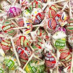 Blow Pops Lollipops - 1 Pound Bulk Bag - Assorted Fruit Flavors, Individually Wrapped Bubble Gum Filled Lollipops - Cherry, Grape, Sour Apple, Watermelon, Strawberry Flavor Blow Pop (Approx 23 Count) - Halloween Candy Bulk