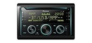 Pioneer FH-S720BT 2-DIN CD Tuner with Bluetooth, multi colour illumination, USB, Spotify, Pioneer Smart Sync App and compatible with Apple and Android devices.