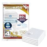 TAILI 4 Pack Vacuum Storage Bags fo