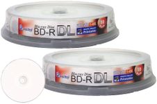 Smartbuy 50gb 6X Blu-ray Bd-r Dl Dual Layer Blank White Inkjet Printable Recordable Media Disc Spindle (20-Disc)