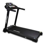 MAXPRO I10 Folding Treadmill, 3.0 Hp peak electric Treadmill with LCD display and Pulse monitor, Easy Lubrication Running Machine with G Fit APP Control for Home Gym Exercise(DIY Installation with Video call assistance)