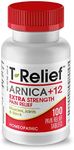 T-Relief Extra Strength Pain Relief Arnica +12 Natural Relieving Actives for Back Pain Joint Soreness Muscle Aches & Stiffness, Whole Body Fast-Acting Relief for Women & Men - 100 Tablets