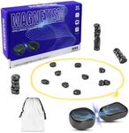 Magnetic Chess Game Set, IGGDOQI 2024 New Fun Table Top Multiplayer Magnetic Chess Game with Stones, Multiplayer Puzzle Strategy Games for Kids and Adults Family Party Game