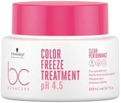 Schwarzkopf Professional Bonacure Color Freeze Treatment Creamy Hair Mask For Colored Hair pH 4.5 Balancer Technology Zero Fade Vegan Color Locking System Long Lasting Color Vibrancy 200 ml