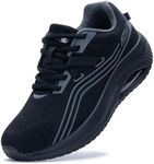 WNA Walking Trainers for Womens with Arch Support Shoes Orthotic Fashion Trainers for Plantar Fasciitis Pain Relief Shoes Size 6.5UK A Black