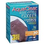 AquaClear A1382 Activated Carbon Insert, 30-Gallon Aquariums, 3-Pack White