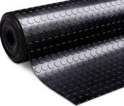 Ameenji Electrical Rubber Mat Insulator ISI PVC 1 Meter x 2 Meter 3 mm Black one Role one Sheet