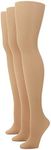 No Nonsense womens Great Shapes All Over Shaping Tight, 3 Pair Pack Hosiery, Beige Mist - Pair Pack, E US