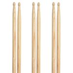 Windspeed 3 Pairs Drum Sticks, Classic Maple Wood Tip Drumsticks for Students and Adult (32cm)