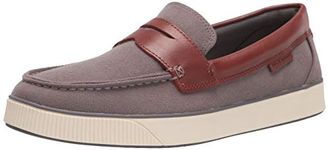 Cole Haan Men's Nantucket 2.0 Penny Loafer, Grey Textile Woodbury, 9.5 UK