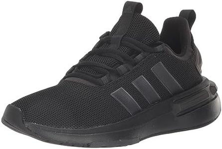 adidas Women's Racer TR23 Sneaker, Black/Black Blue Metallic/Carbon, 6