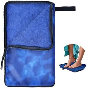 ULTAC Wet Bag, Wet Dry Bag, Wet bag for swimsuit,Travel, Beach, Pool, Diapers, Dirty Yoga Gym Clothes, Waterproof Embedded Towel Wet Bag(Fleece)-Leakproof Wet Clothes Bag, Beach Travel Essentials
